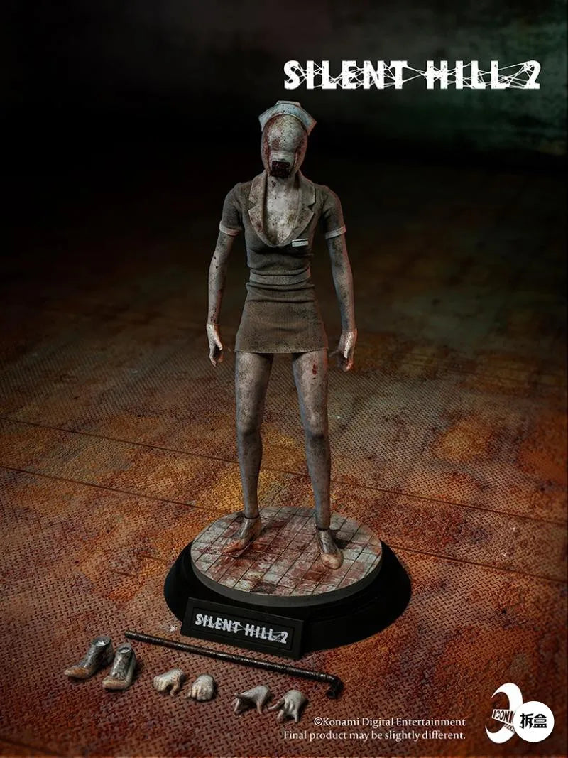 Pre-Sale ICONIQ STUDIO Silent Hill 2 Bubble Head Nurse Triangle Head 1/6 Movie Horror Model Action Figure Toys Hobby