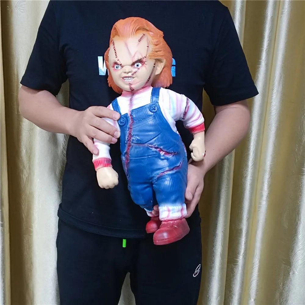 Big Chucky Doll Original Seed of  1/1 Stand Statue Horror Collection Doll Figure Child's Play Good Guys Big Chucky Halloween Pro