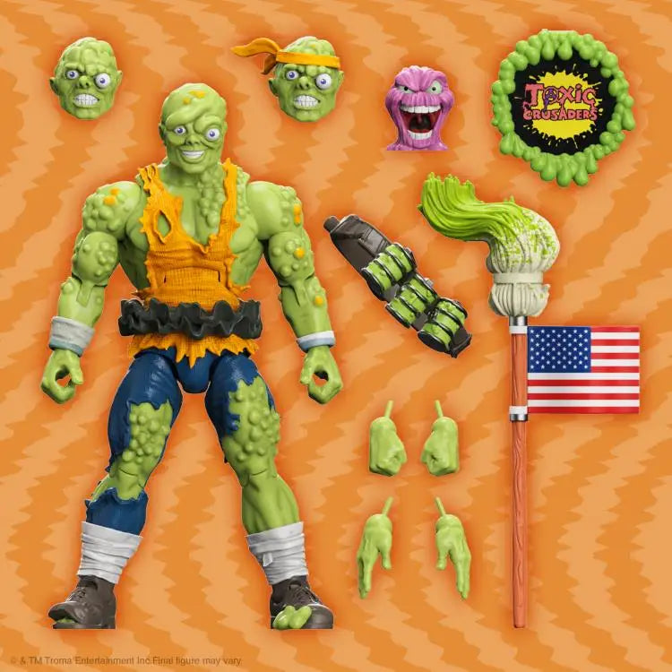 In Spot Super7 Poison Hero 3rd Wave Scrap Dog Radiation Ranger 7-Inch Mobile Doll Gift