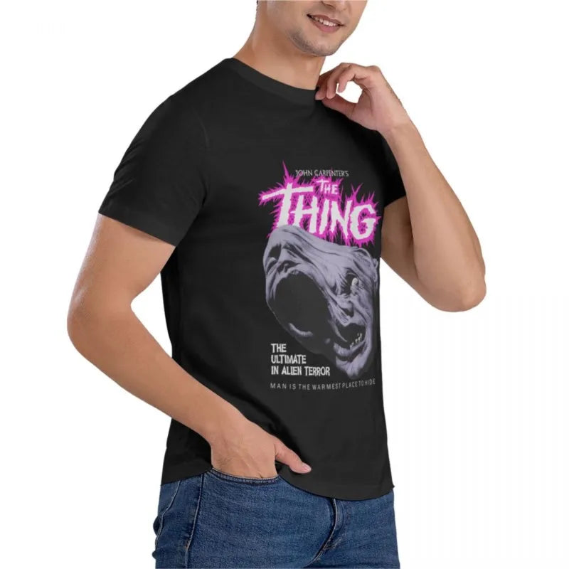 The Thing John Carpenter Horror Sci Fi Classic T-Shirt Short sleeve tee fitted t shirts for men men short sleeve t shirts