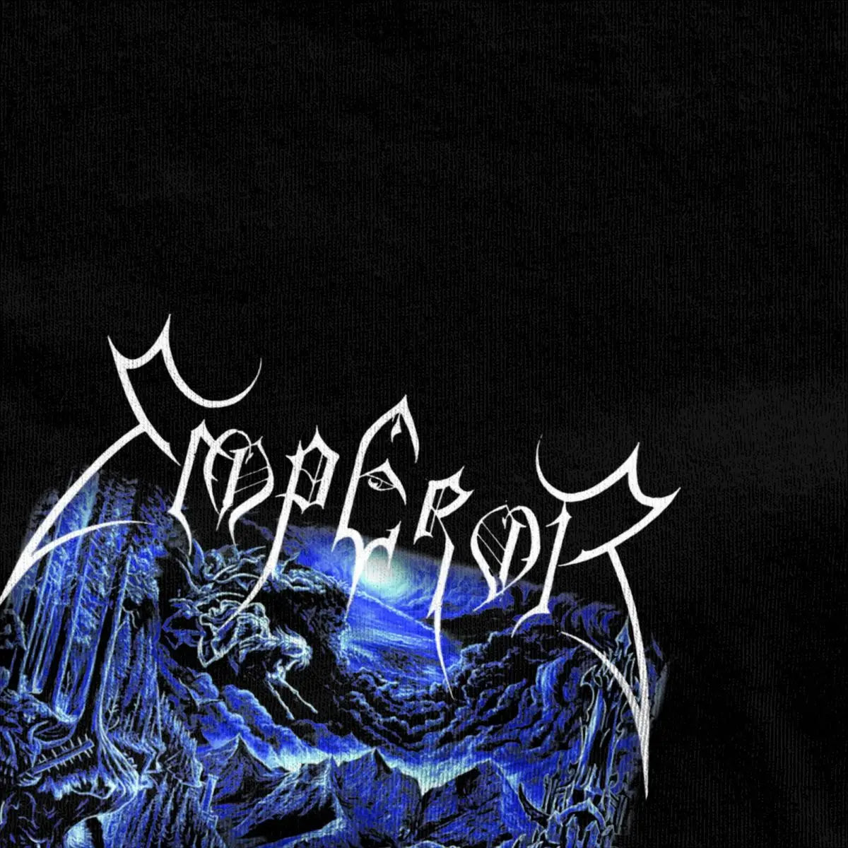 Black Metal Band Emperor Accessories T-Shirt for Men Women Song In The Nightside Eclipse 100% Cotton Tees O Neck All Seasons