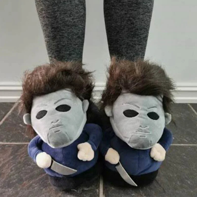 Michael Myers Halloween Plush Slippers