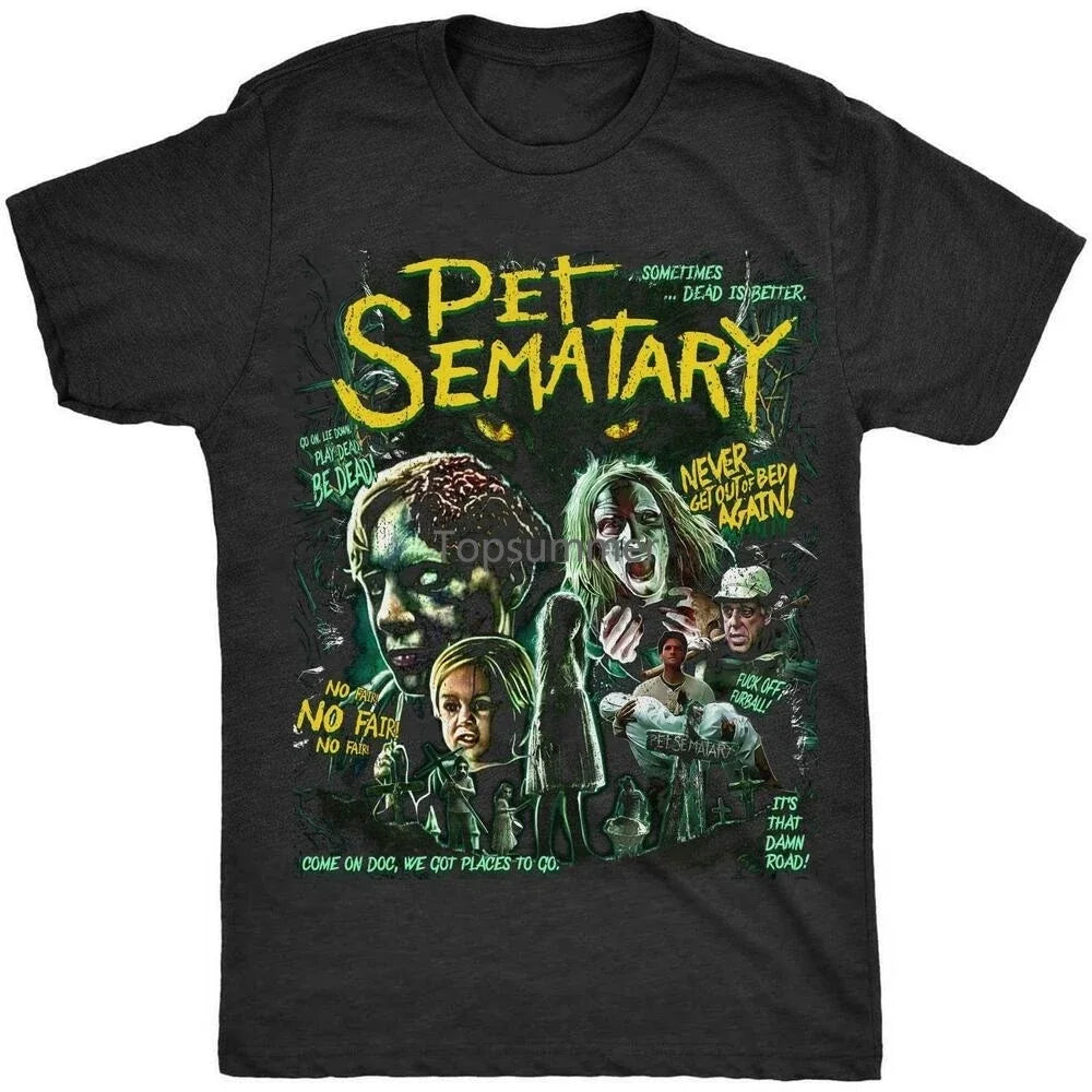 Pet Sematary Shirt Stephen King Horror Movie Gift Ly19081 S-3Xl V96