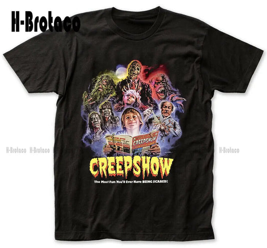 Creepshow Halloween T-Shirt Vintage Vintage Gift For Men Women Funny Tee Custom Aldult Teen Unisex Digital Printing Tee Shirts