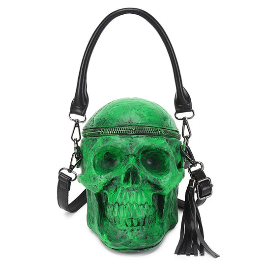 Women Horrible Skull Bag Funny 3D Skeleton Head Purses and Handbags for Women Single Package Fashion Designer Satchel Packages