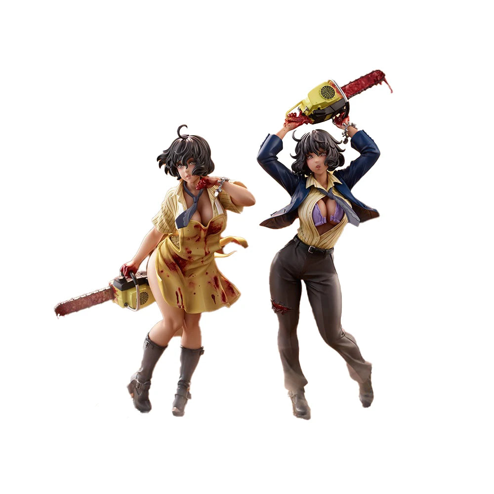 In Stock Original Kotobukiya BISHOUJO STATUE LEATHERFACE 1974 1/7 The Texas Chainsaw Portrait Model Toy Collection Doll Gift