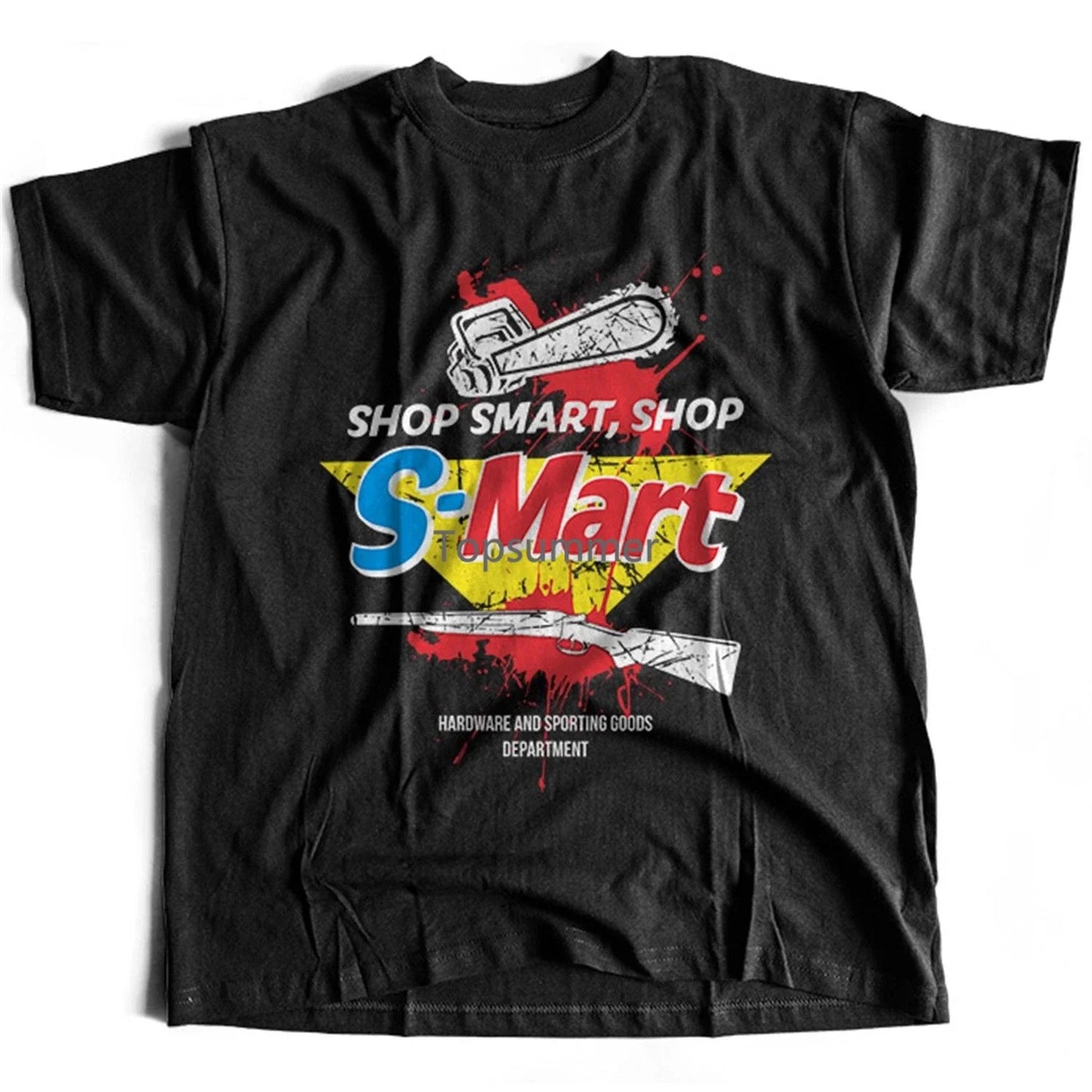 Shop Smart Shop S-Mart T-Shirt Army Of Darkness Evil Dead Horror Zombie T Shirt Gift More Size And Colors Top Tee