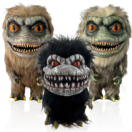 Halloween Stuffed Critters Plush Doll Creepy Prop Goth Plushie Cute Creative Calico Animal Monster Toys Figure Ornament Gifts