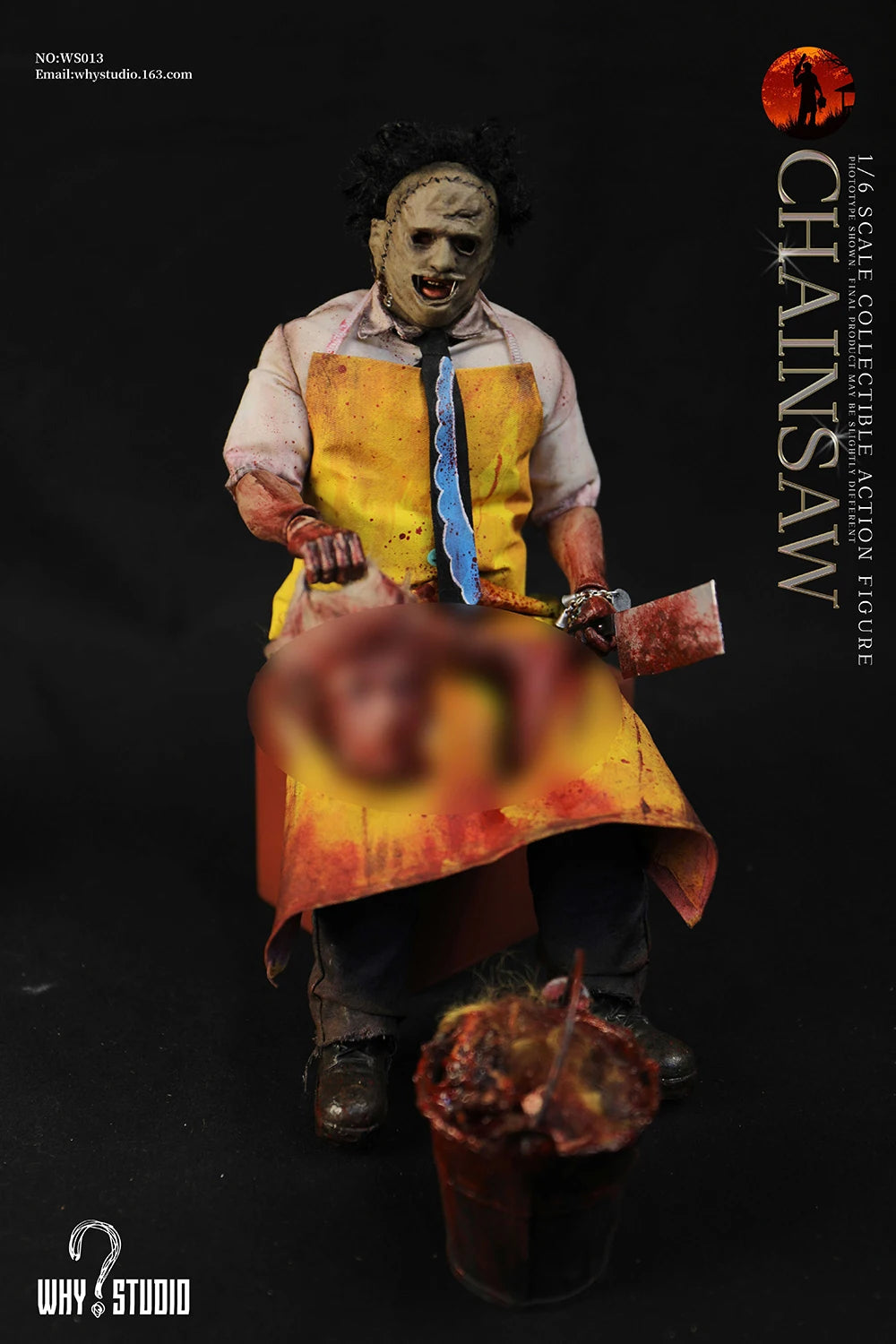 In Stock Why Studio Ws013 1/6 Texas Chainsaw Butcher Movable Collectible Doll Gift