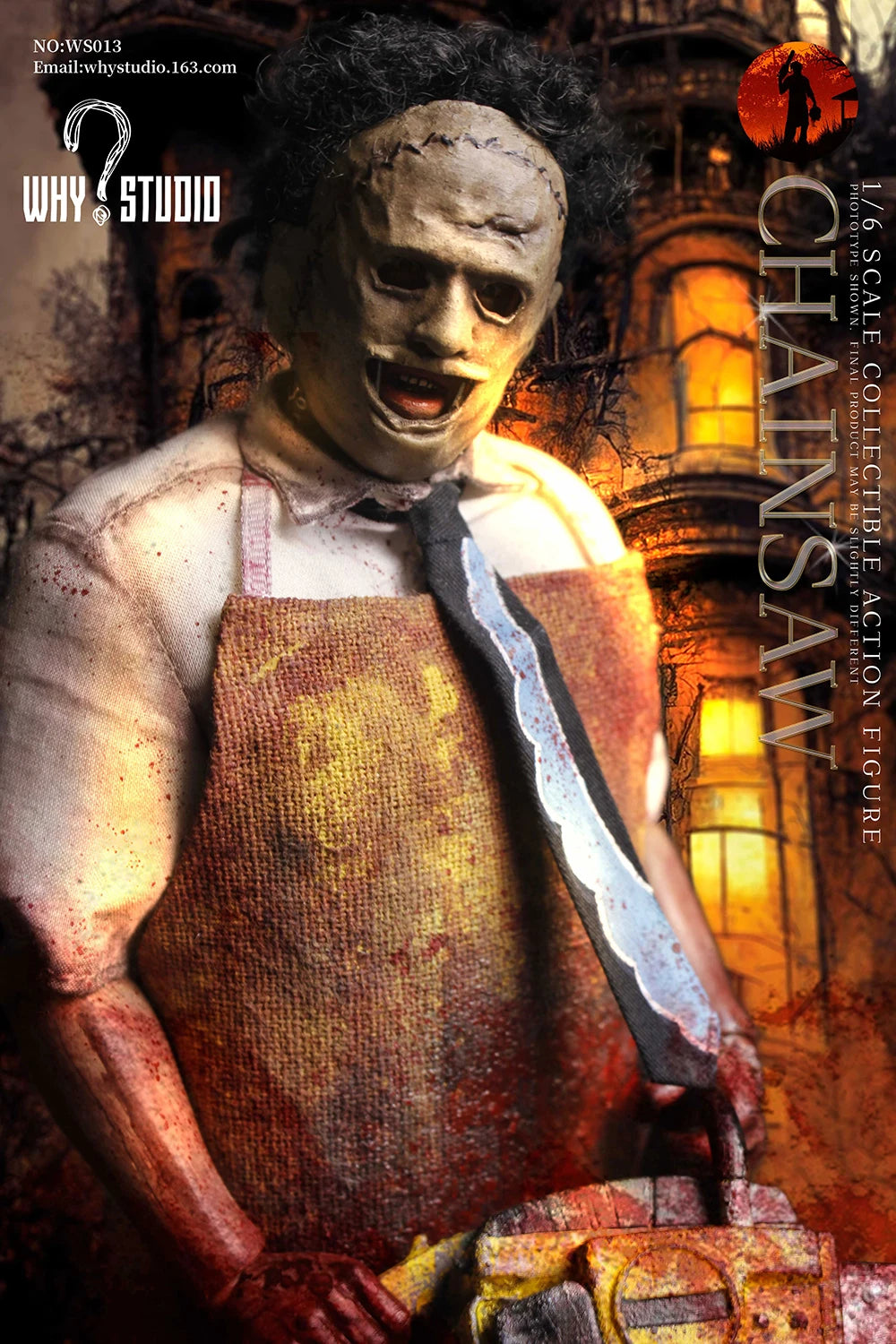 In Stock Why Studio Ws013 1/6 Texas Chainsaw Butcher Movable Collectible Doll Gift