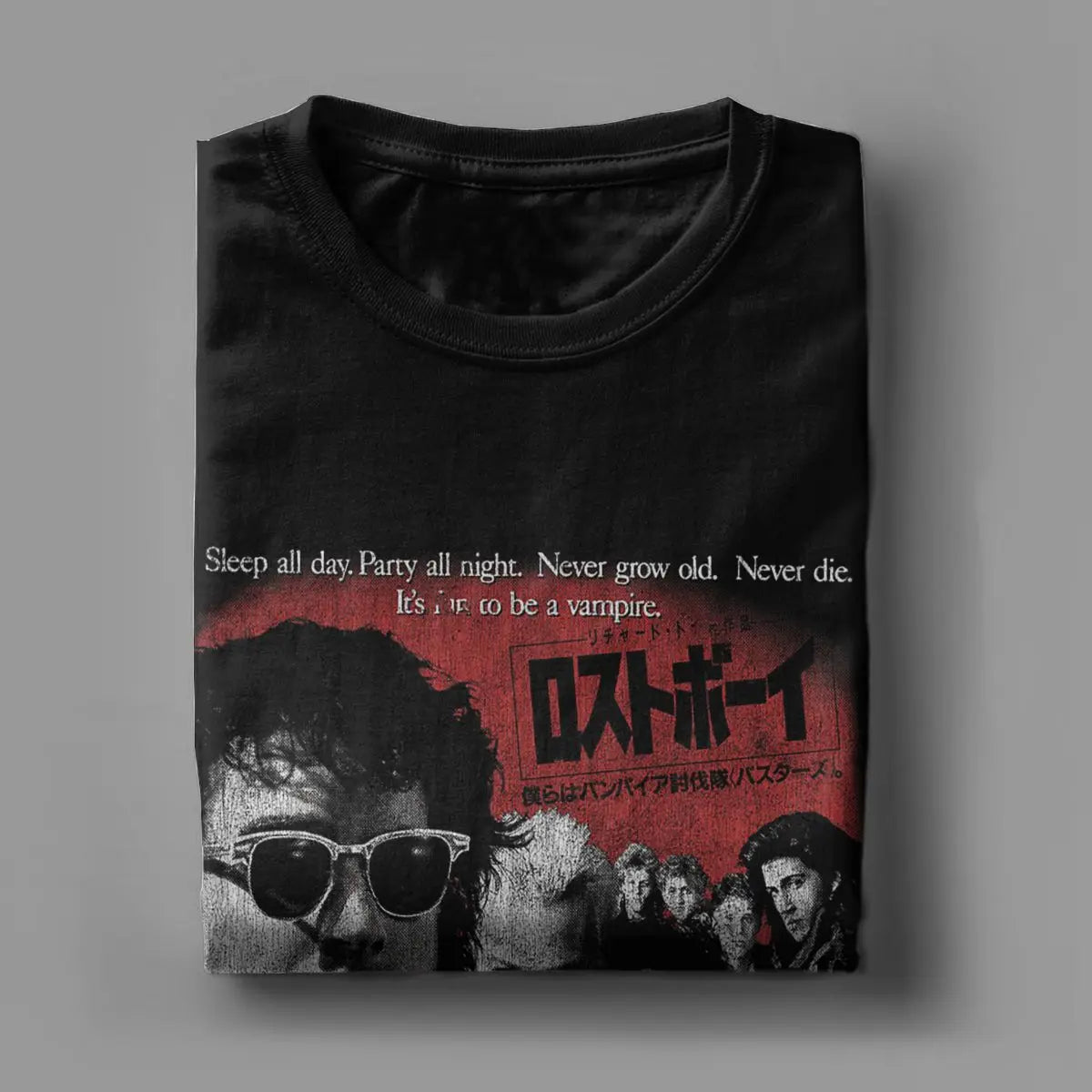 The Lost Boys, DISTRESSED, Vampire,Pure Cotton Tops Leisure Short Sleeve Crewneck Tees Unique T-Shirt