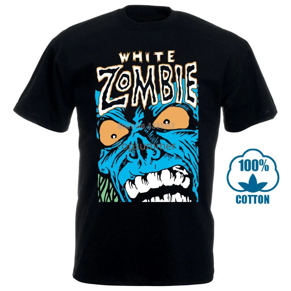 White Zombie Blue Monster T Shirt S M L Xl 2Xl Brand New Rob Zombie