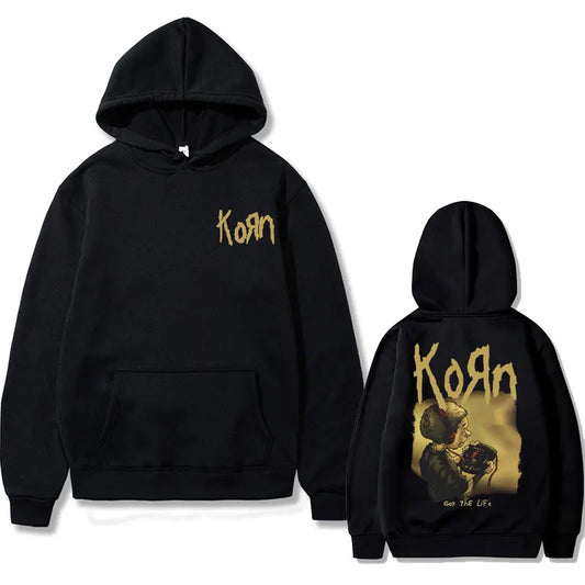 90s Vintage Rock Band Korn Got The Life Hoodie