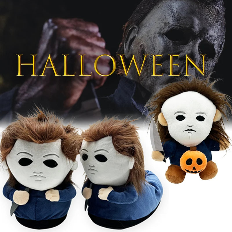 Michael Myers Halloween Plush Slippers