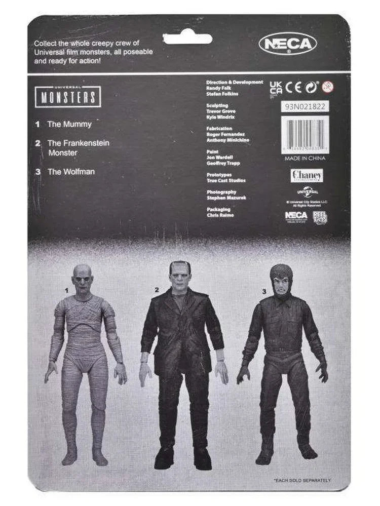 Original NECA Frankenstein The Mummy The wolfman Anime Figure 16CM PVC Boxed Toy Gift Collectible Model In Stock