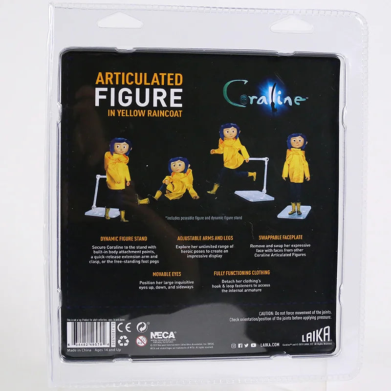 NECA Coraline & the Secret Door Movie Film Action Figure Toy Doll Model