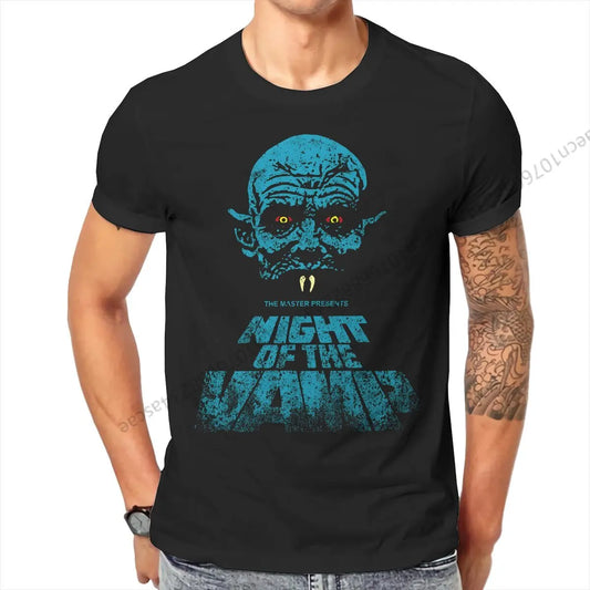 Nosferatu Horror Movie Scary Night Tshirt Homme Men's Clothes Cotton T Shirt For Men