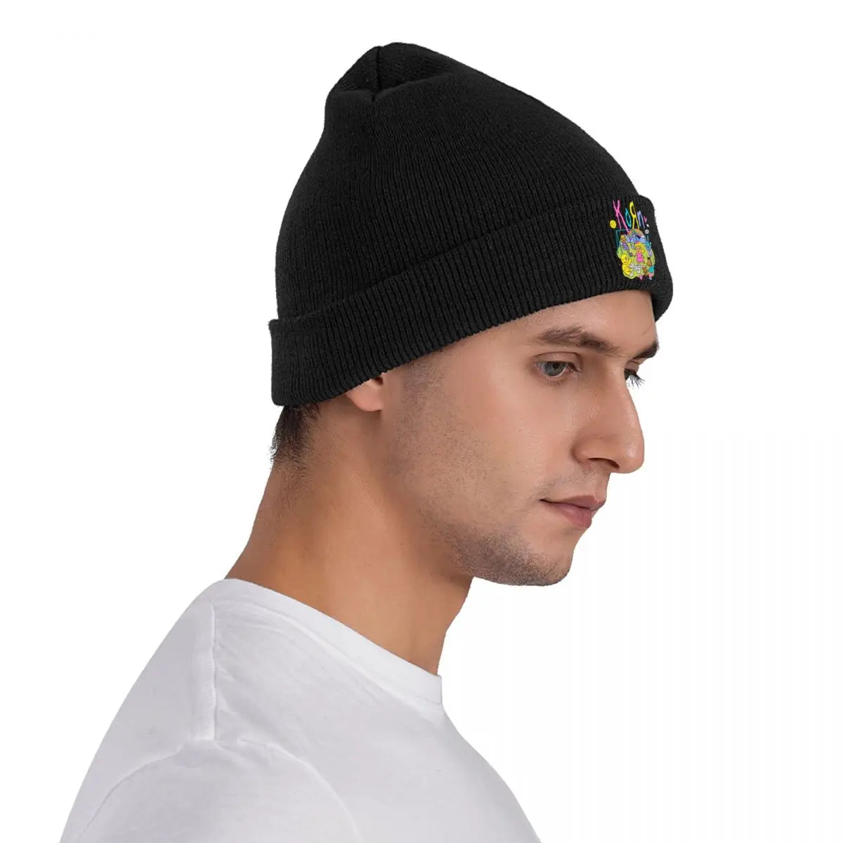 Korn Issues Rock Band Knitted Hat for Women Men Beanie Autumn Winter Hat Crochet Melon Cap