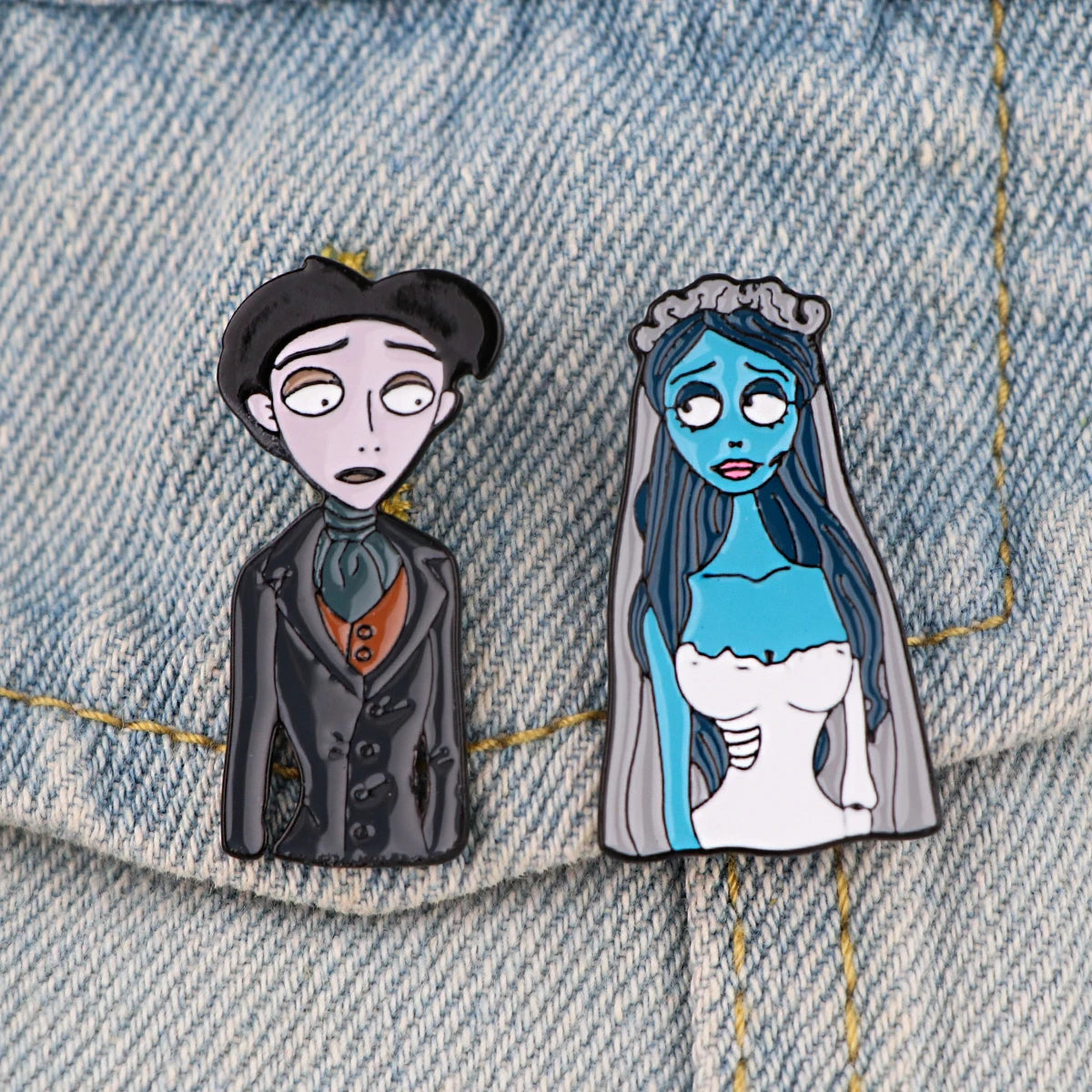 Corpse bride pins