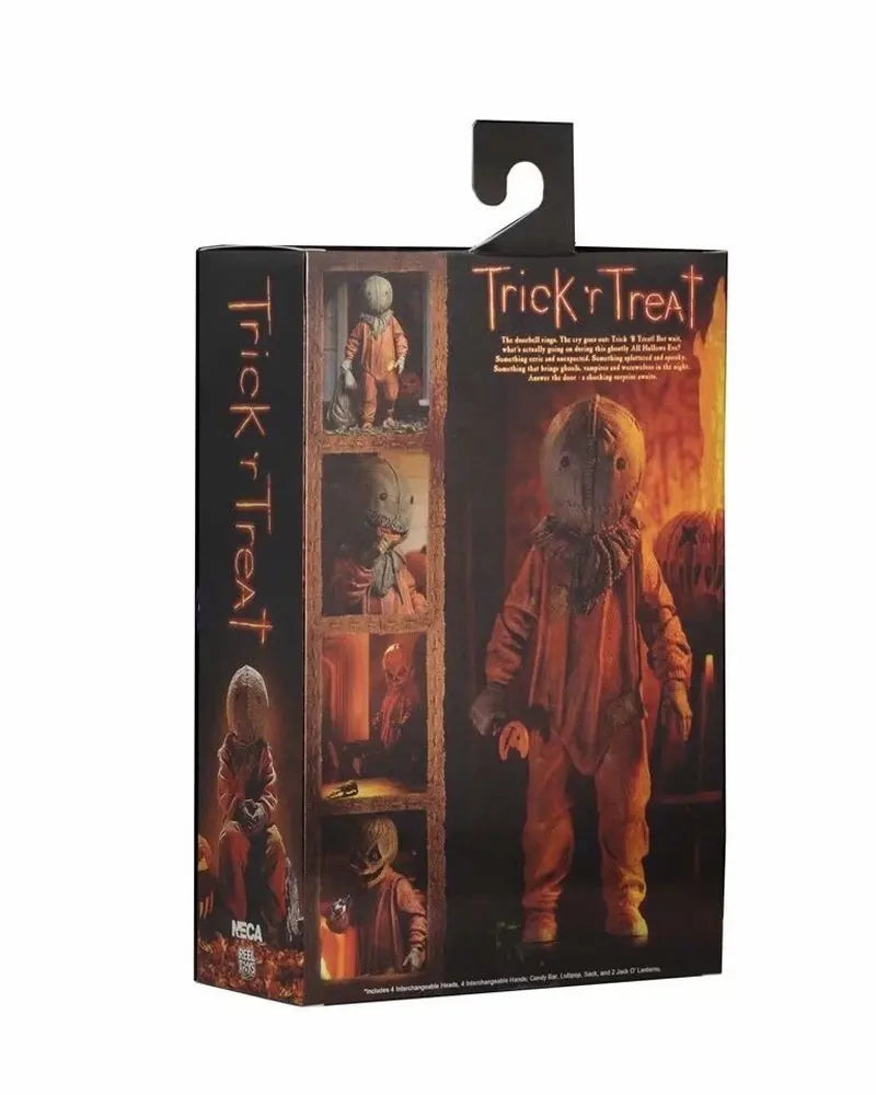 Neca Figure Trick R Treat Action Figure Sam The Great Autumn Spirit Light Up Pumpkin Movie Model