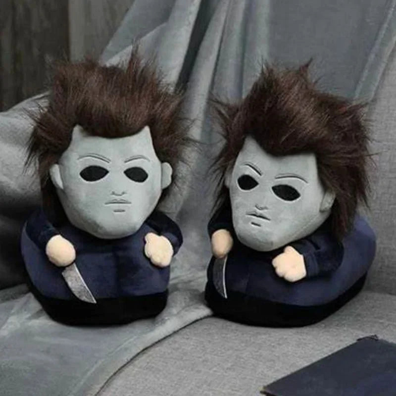 Michael Myers Halloween Plush Slippers