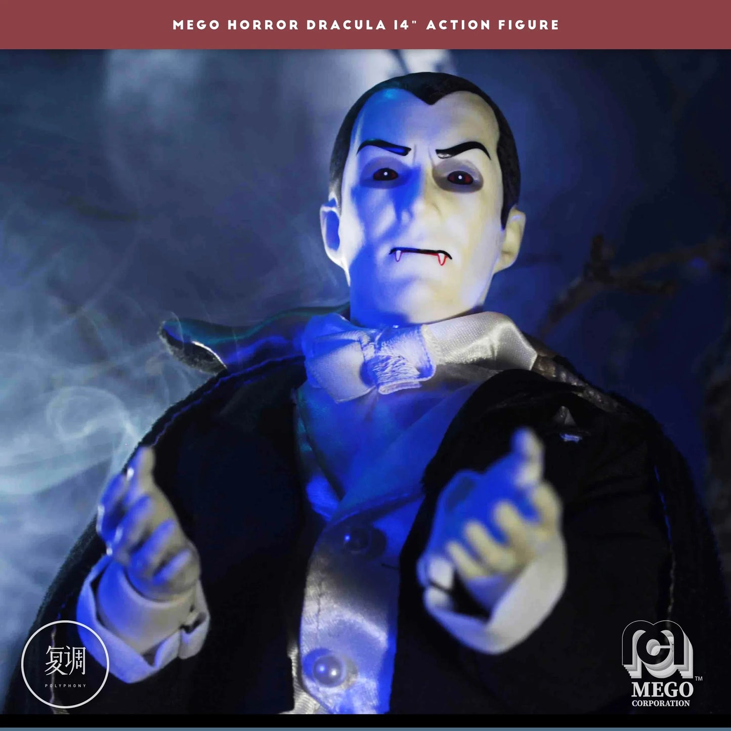 In Stock Mego Dracula Vampire Dracula 14 Inch Moving Doll Gift