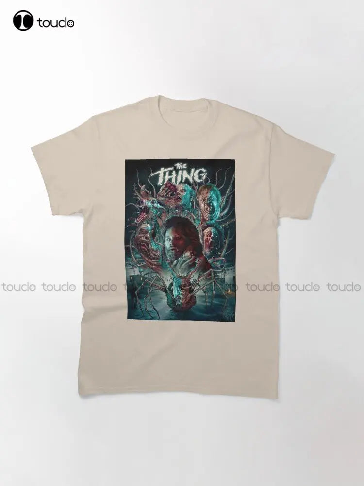 The Thing Film Movie Horror Classic T-Shirt Custom Aldult Teen Unisex Digital Printing Tee Shirts Custom Gift Xs-5Xl Tshirt