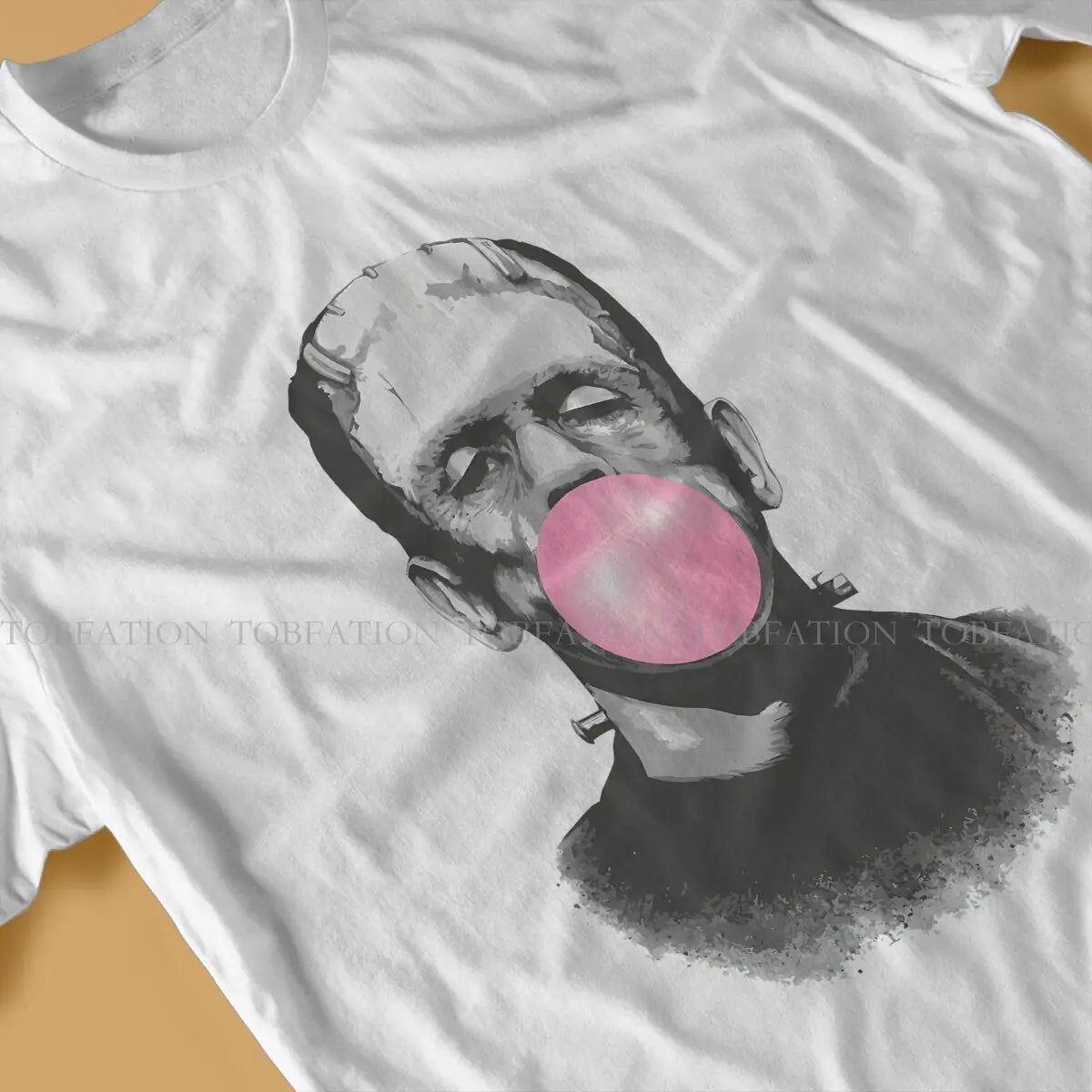 The Horror of Chewing Gum Special TShirt Frankenstein 100% Cotton New Design Gift Clothes  T Shirt Short Sleeve Ofertas