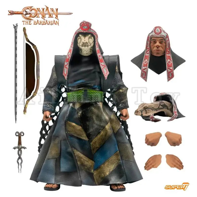 Super7 Conan The Barbarian 7inch Ultimates Action Figure Wave 3 Conan Thulsa DoomAnime Collection Movie Model Gift