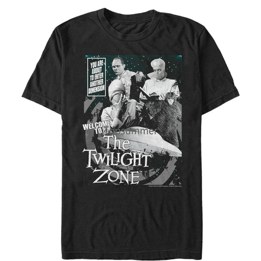 The Twilight Zone Welcome Collage Mens Graphic T Shirt