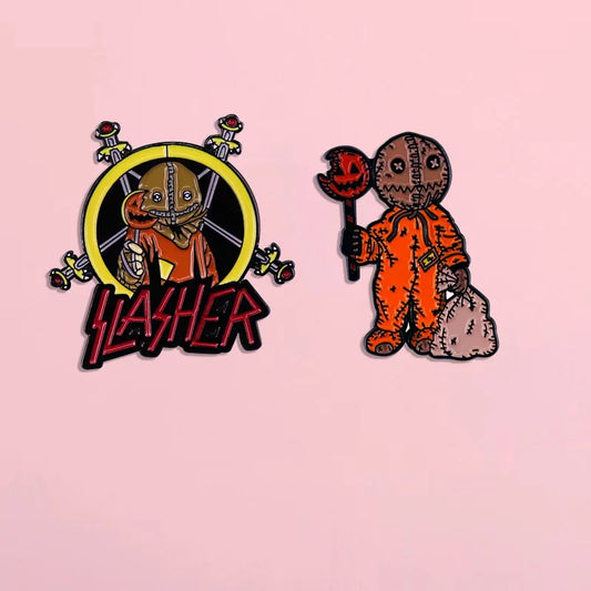 Horror Movie Trick’R Treat Enamel Pin Metal Badge Unique Halloween Costume Accessory Brooch Jewelry Gift