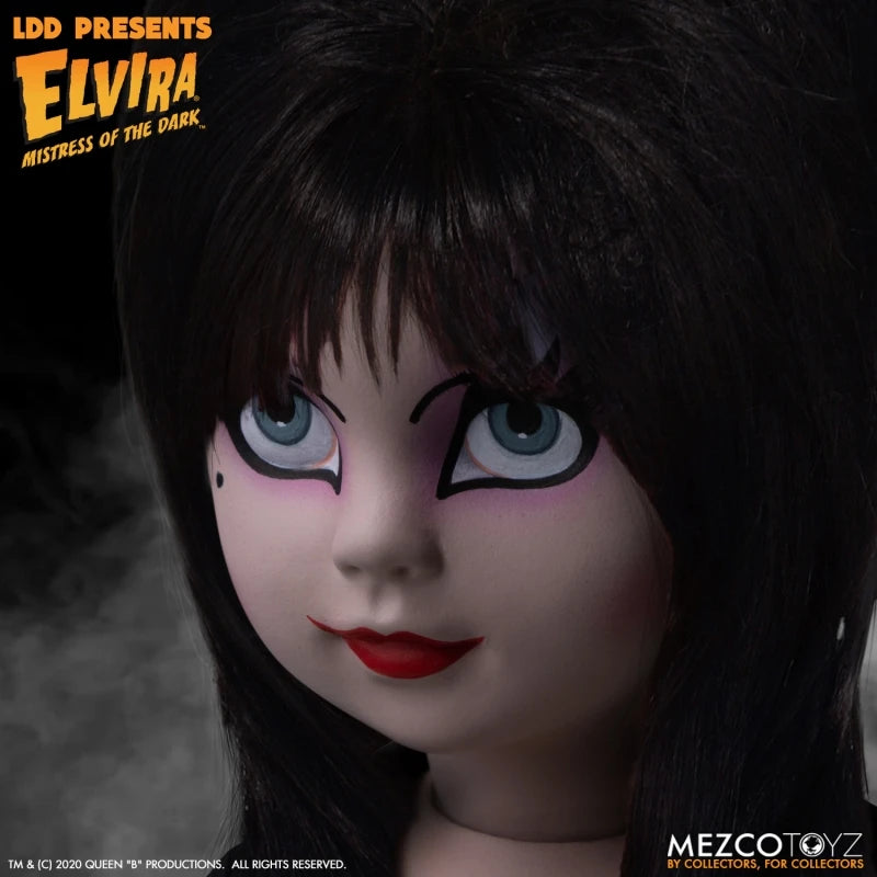 Original Mezco Living Dead Dolls / Elvaira - Elvira Mistress Of The Dark Action Figure Deluxe Edition Model Toys Gifts Models