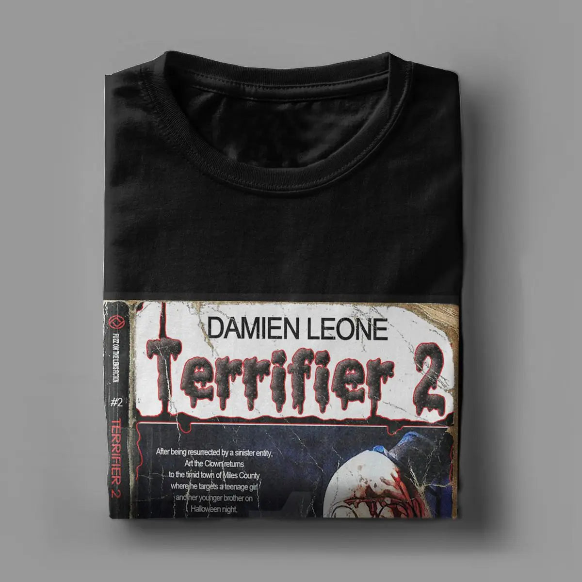 Horror Movie Scary Terrifier 2 Pure Cotton Clothing 2022 Fashion Short Sleeve Round Neck Tee Shirt Birthday Present T-Shirt