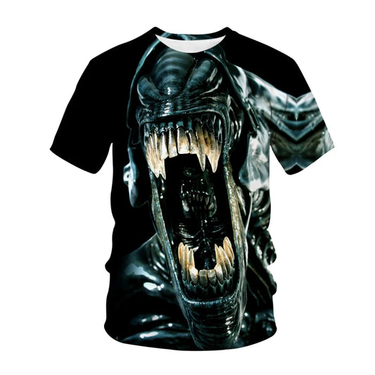 Alien T-Shirt All over print multi styles