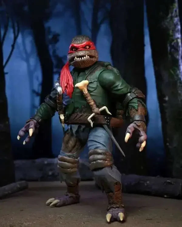 Neca 54300 Werewolf Raphael Wolfman Turtles X Global Monster Anime Action Figure Model Doll Toy Kid Gifts