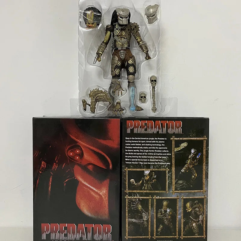 NECA Figure Jungle Hunter Predator Action Figure Alien Collectible Model Toys Joint Movable Doll New Year Present For Children