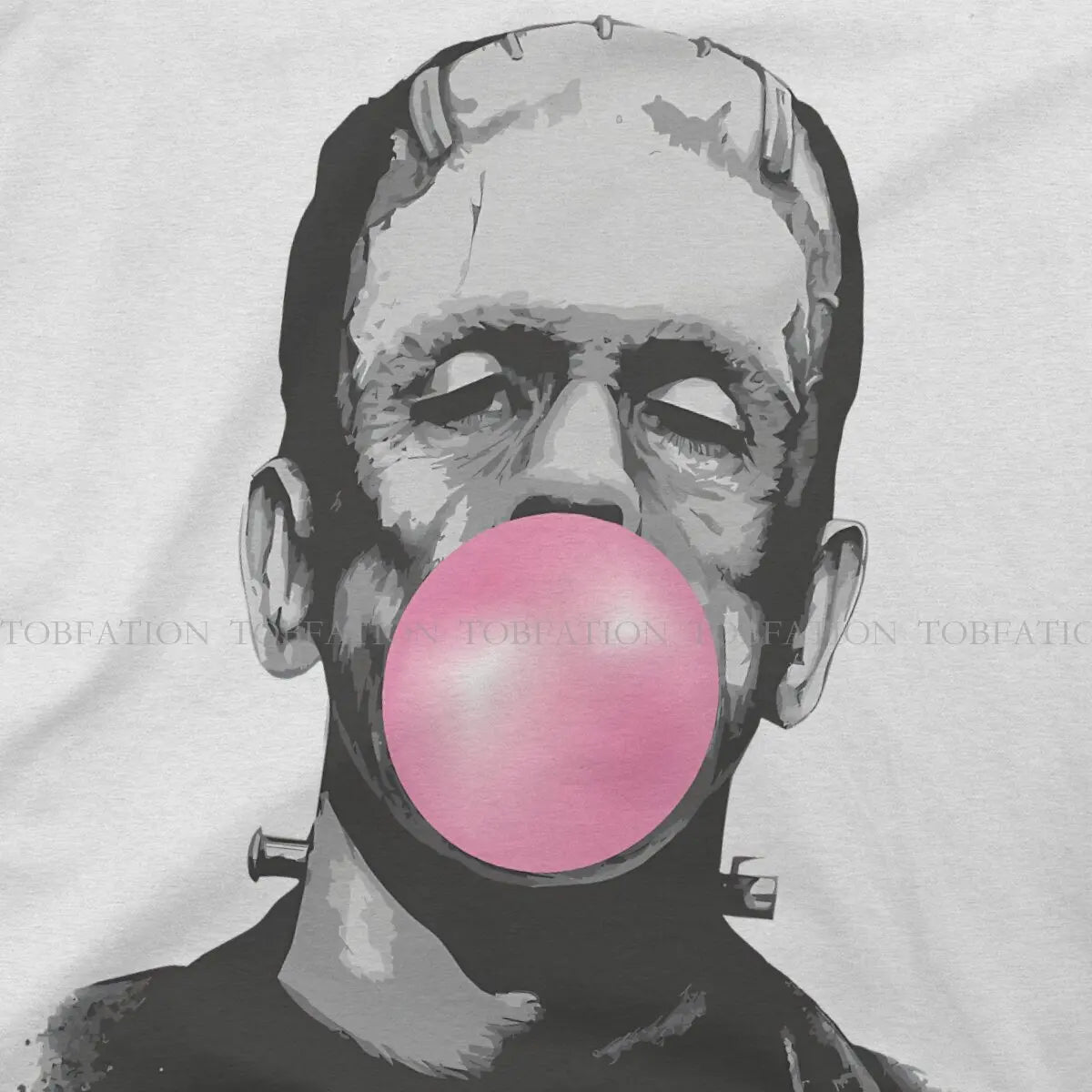 The Horror of Chewing Gum Special TShirt Frankenstein 100% Cotton New Design Gift Clothes  T Shirt Short Sleeve Ofertas