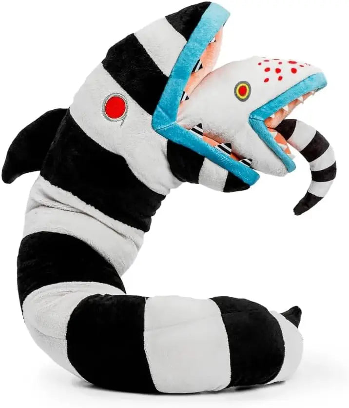 Collectible Beetlejuice Sandworm 13" Interactive Plush Figure