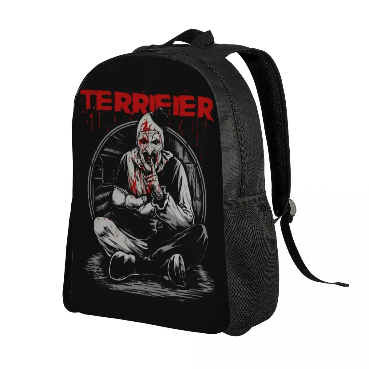 Custom Horror Halloween Movie Terrifier Clown Backpack Women Men Fashion Bookbag for School College Bags