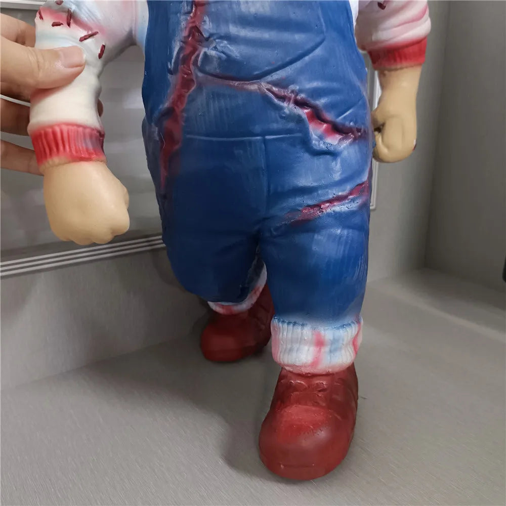 Big Chucky Doll Original Seed of  1/1 Stand Statue Horror Collection Doll Figure Child's Play Good Guys Big Chucky Halloween Pro