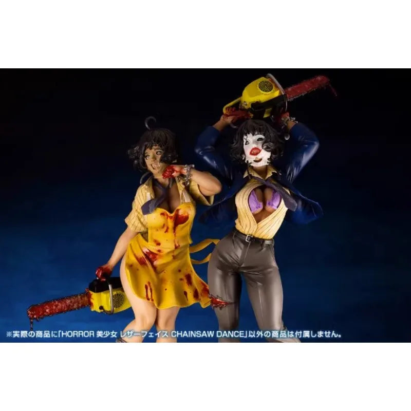 In Stock Original Kotobukiya BISHOUJO STATUE LEATHERFACE 1974 1/7 The Texas Chainsaw Portrait Model Toy Collection Doll Gift