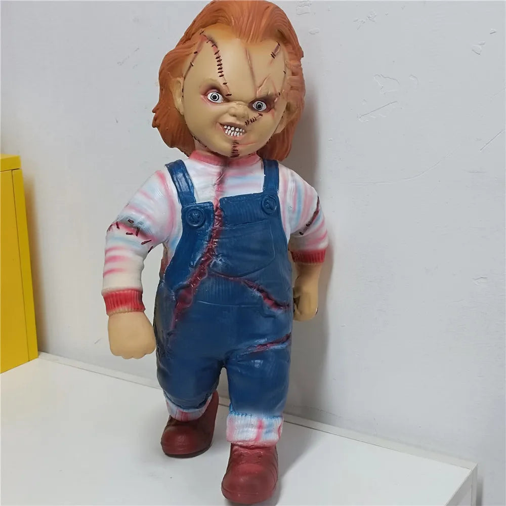 Big Chucky Doll Original Seed of  1/1 Stand Statue Horror Collection Doll Figure Child's Play Good Guys Big Chucky Halloween Pro