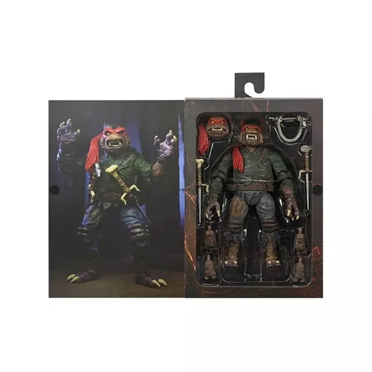 Neca 54300 Werewolf Raphael Wolfman Turtles X Global Monster Anime Action Figure Model Doll Toy Kid Gifts