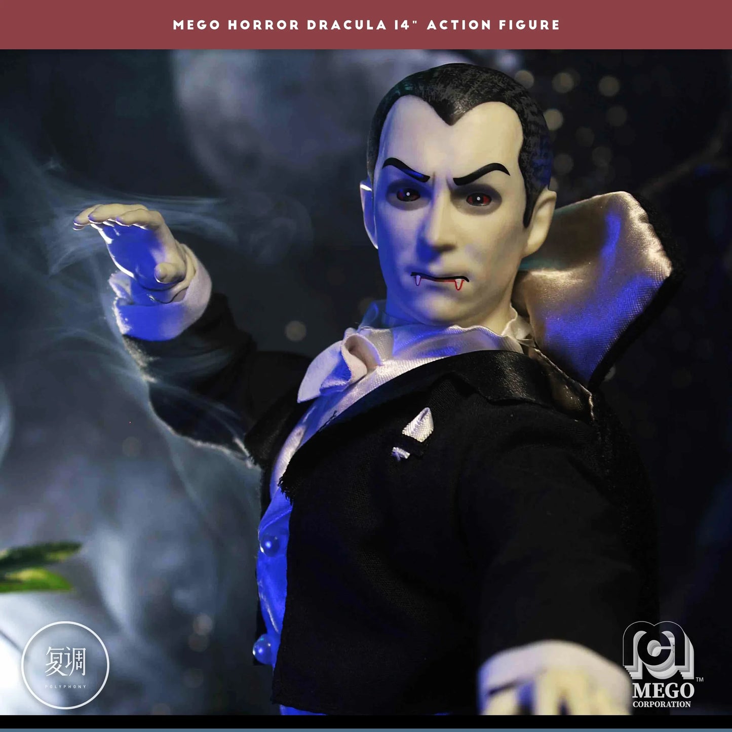 In Stock Mego Dracula Vampire Dracula 14 Inch Moving Doll Gift