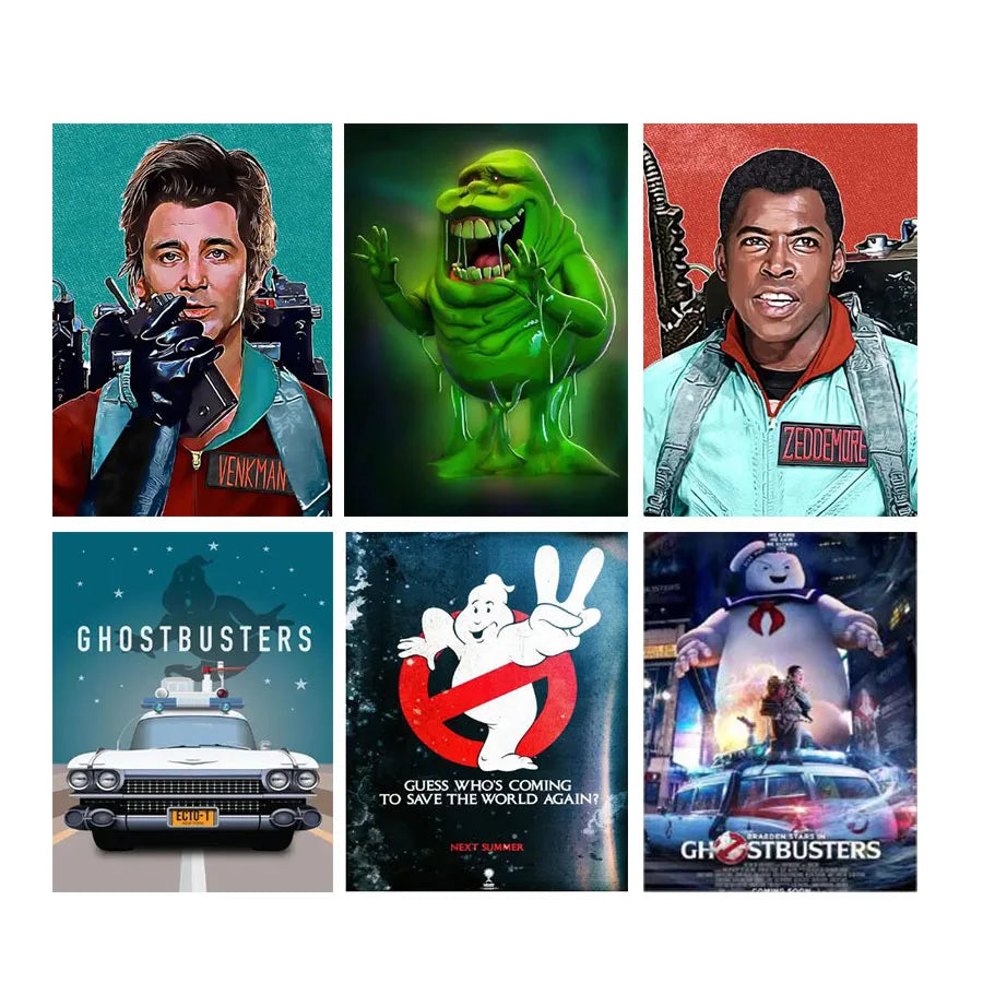 Diamond Painting American Movie Ghostbusters Rhinestone Mosaic Embroidery Cross Stitch Kit Home Decor