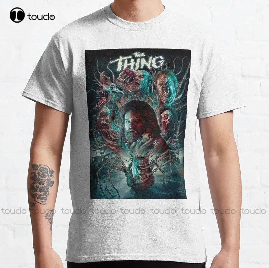 The Thing Film Movie Horror Classic T-Shirt Custom Aldult Teen Unisex Digital Printing Tee Shirts Custom Gift Xs-5Xl Tshirt