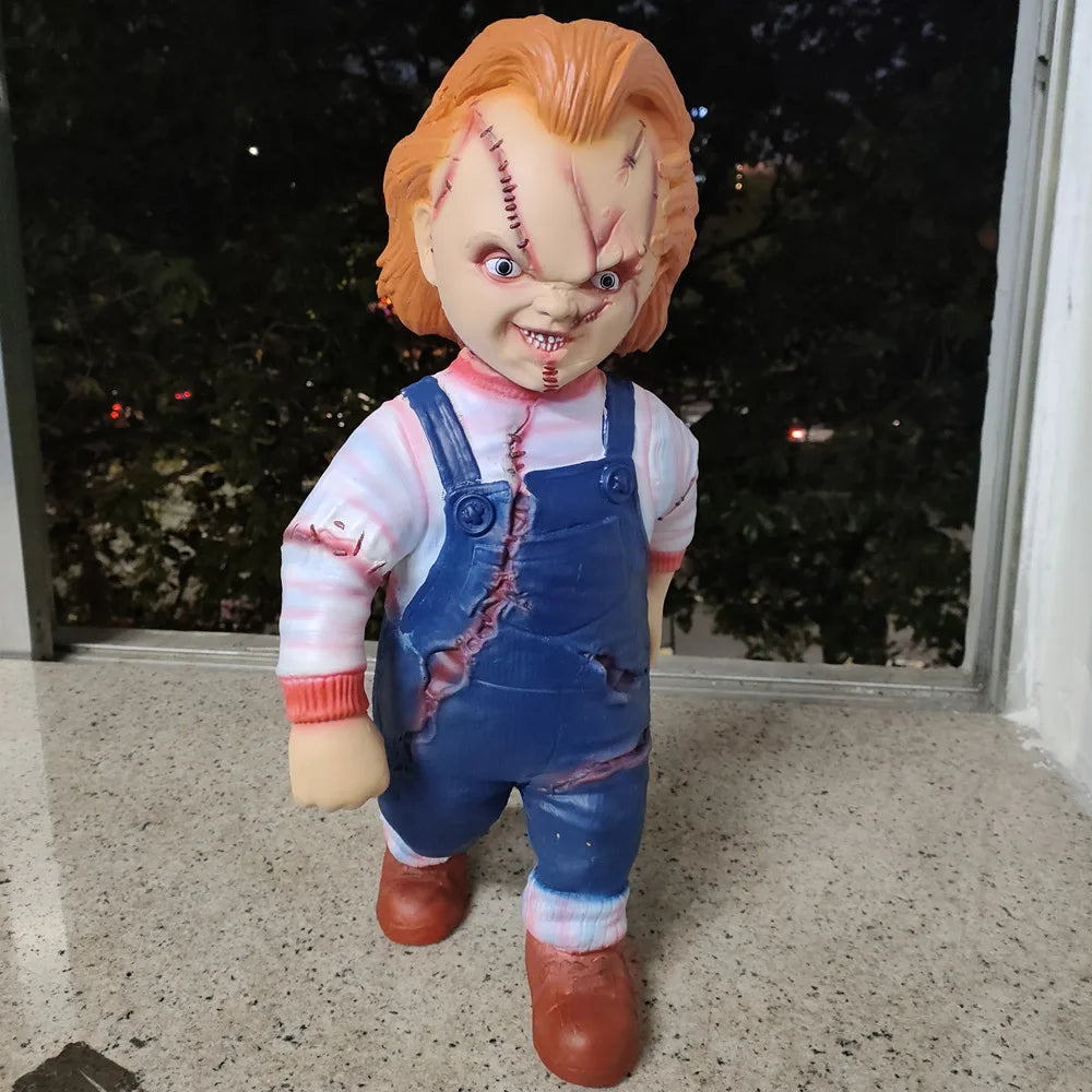 Big Chucky Doll Original Seed of  1/1 Stand Statue Horror Collection Doll Figure Child's Play Good Guys Big Chucky Halloween Pro