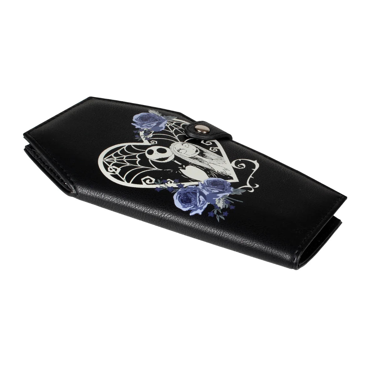 Gothic Coffin-shaped Purse Bifold Stylish Credit Card Holder Versatile Clutch Slim Wallet