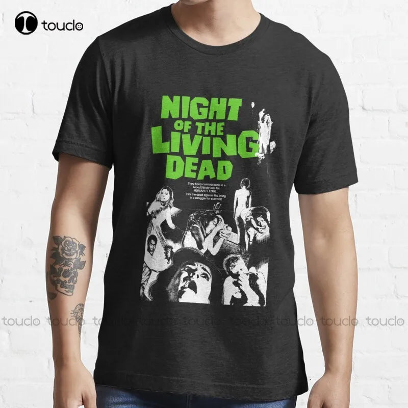 Night Of The Living Dead Grindhouse Movie Cult Movie T-Shirt Tee Shirts Cotton Tee Shirt S-3Xl Unisex